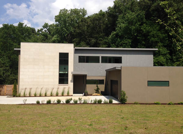 Modern home in Morningside, Atlanta; photo by Finely Crafted